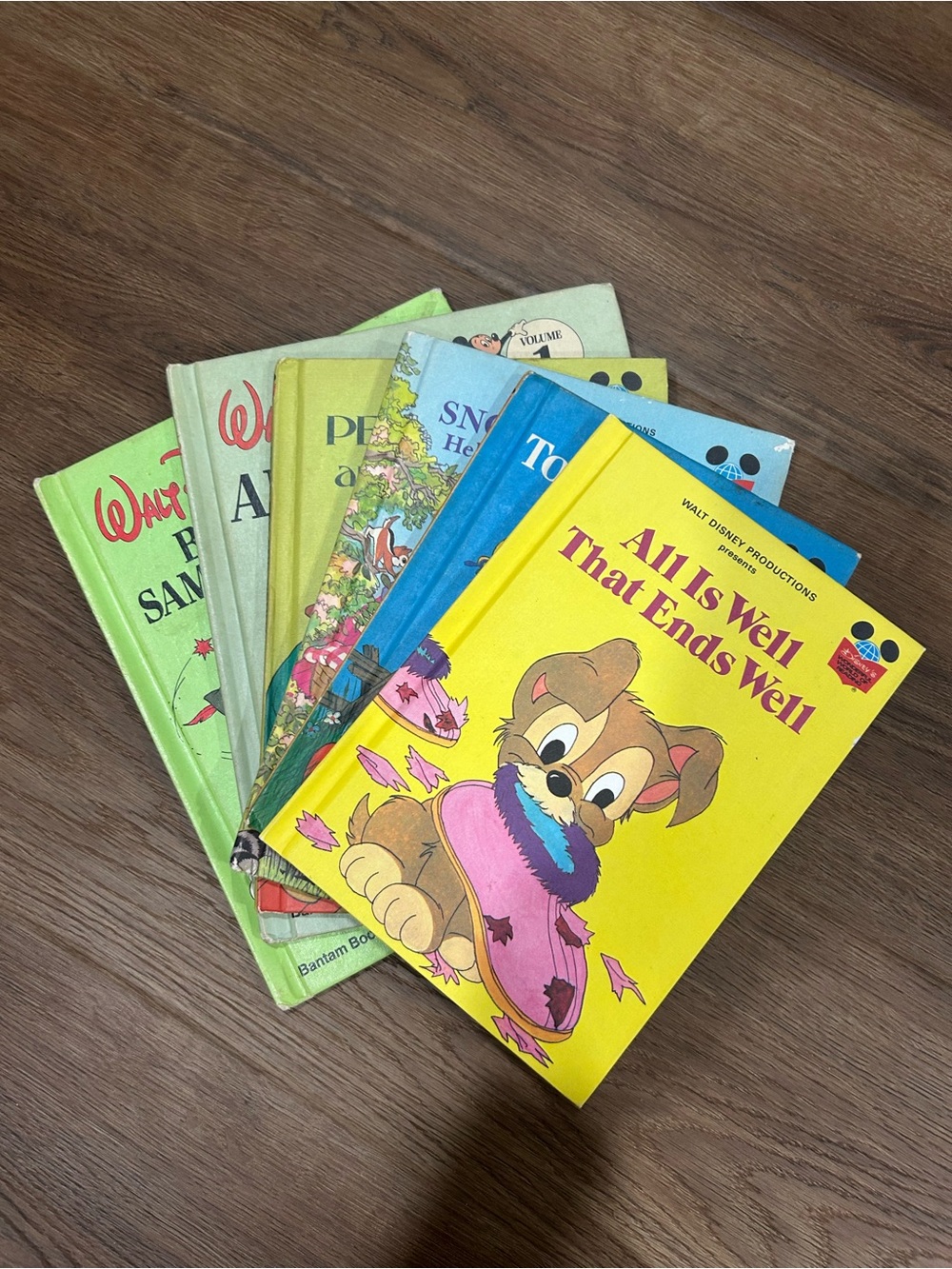 6 Walt Disney Books